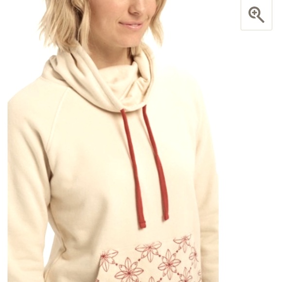 🕉 Burton Indie Trip Crush Neck Sweatshirt 🕉 ~Med - Picture 2 of 11